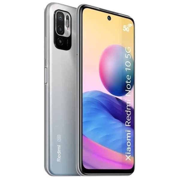XIAOMI Redmi Note10 5G 64 GB Silver (2021) - Renoverad - Utmärkt skick- REFURBISHED