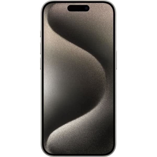 APPLE iPhone 15 Pro 128GB Natural Titanium (2023) - Renoverad - Utmärkt skick- REFURBISHED