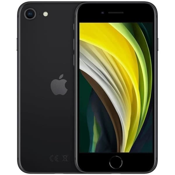 APPLE iPhone SE Svart 256 GB - Renoverad - Mycket bra skick- REFURBISHED
