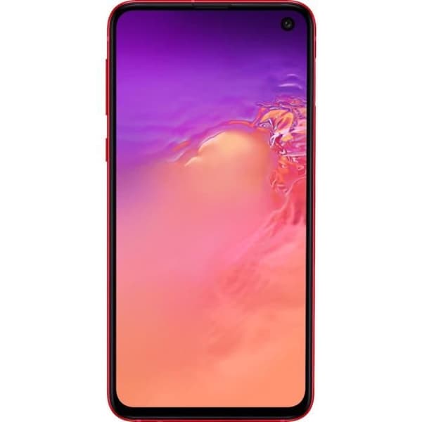 SAMSUNG Galaxy S10e 128 GB Röd - Dual sim - Renoverad - Utmärkt skick- REFURBISHED