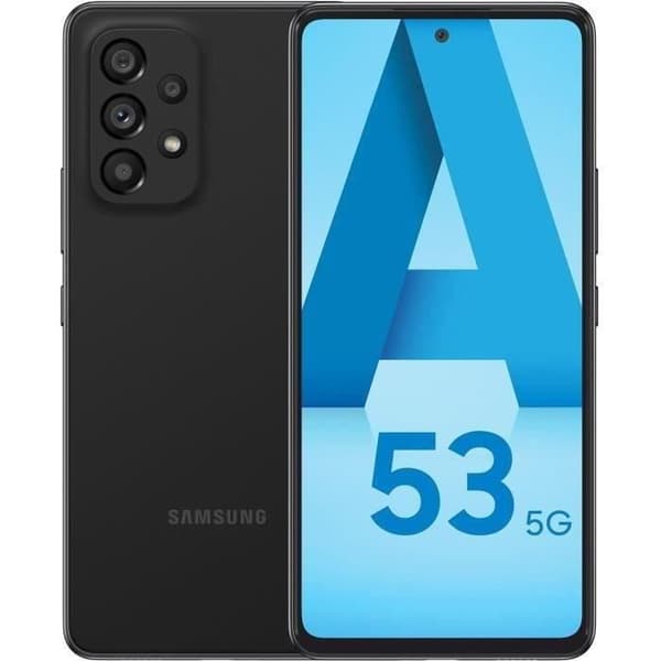 SAMSUNG Galaxy A53 128GB 5G Svart - Renoverad - Mycket bra skick- REFURBISHED