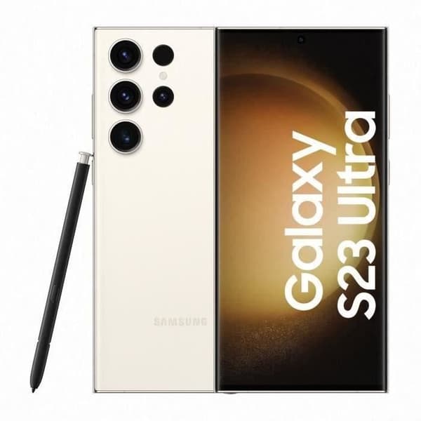 SAMSUNG Galaxy S23 Ultra 512 GB Cream - Renoverad - Mycket bra skick- REFURBISHED