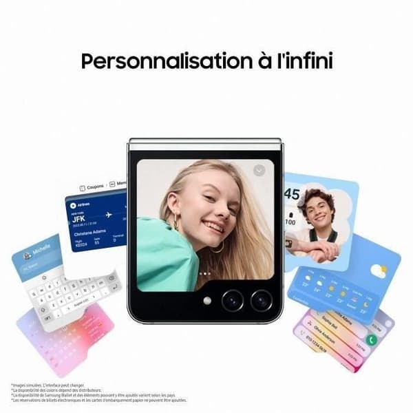 SAMSUNG ZFlip5 256G Vattengrön (2023) - Renoverad - Mycket bra skick- REFURBISHED