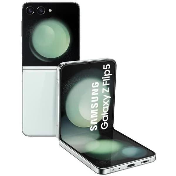 SAMSUNG ZFlip5 256G Vattengrön (2023) - Renoverad - Mycket bra skick- REFURBISHED