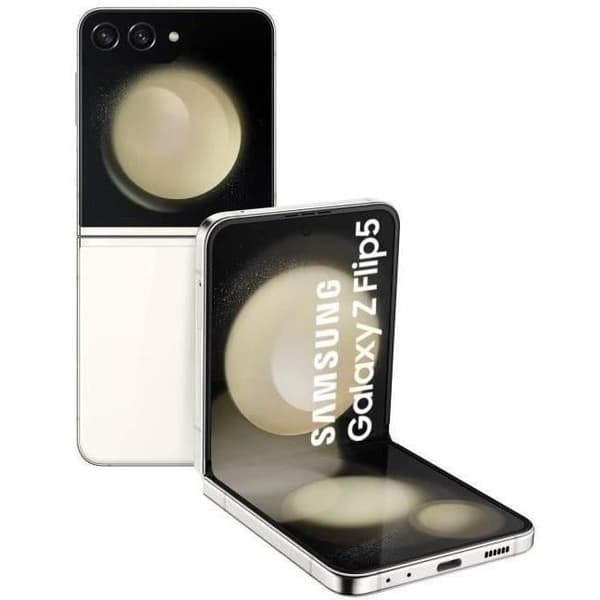 SAMSUNG Z Flip5 512 GB Cream (2023) - Renoverad - Utmärkt skick- REFURBISHED