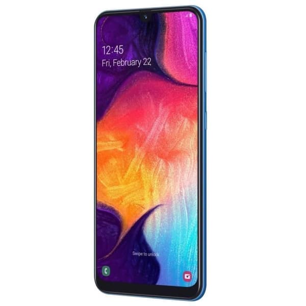 Samsung Galaxy A50 128 GB Blå - Dual SIM - Renoverad - Utmärkt skick- REFURBISHED