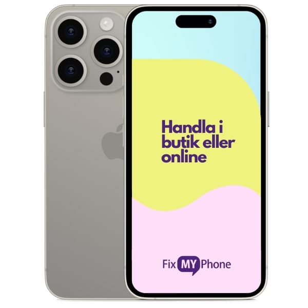 iPhone 15 Pro Begagnad 128 GB, Naturlig titan, Som ny iPhone 15 Pro Begagnad 128 GB, Naturlig titan, Som ny