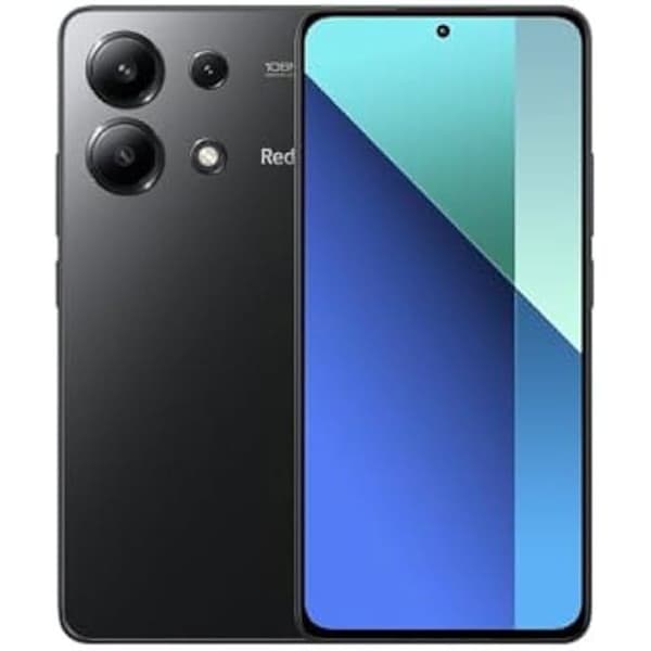 Smartphone - Xiaomi - Redmi Note 13 - Dubbel kamera - Fingeravtrycksläsare - 6GB RAM 128GB - Midnight Black Svart