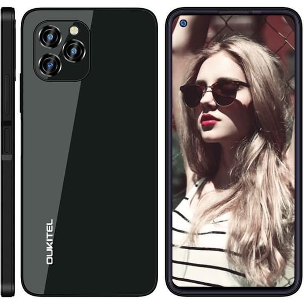 OUKITEL C21 Pro Smartphone Android 11 6,39" Mobiltelefon Octa-Core 4GB+64GB 8MP-21MP 4000 mAh Dual SIM 4G Telefon-Svart