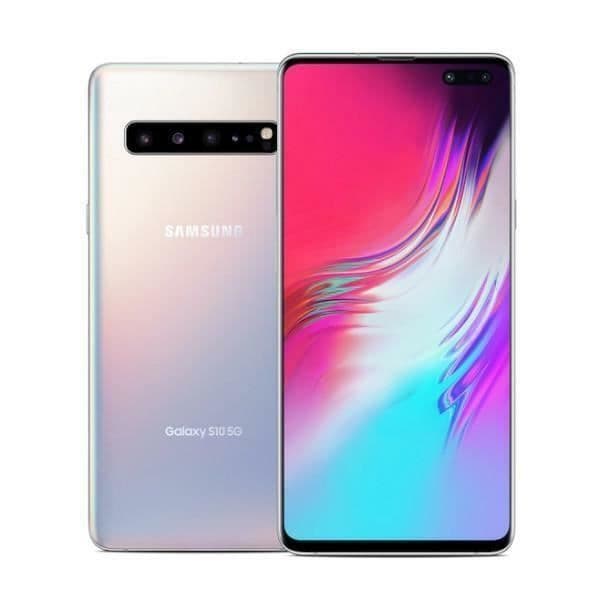 SAMSUNG Galaxy S10 256GB 5G Silver - Renoverad - Mycket bra skick- REFURBISHED
