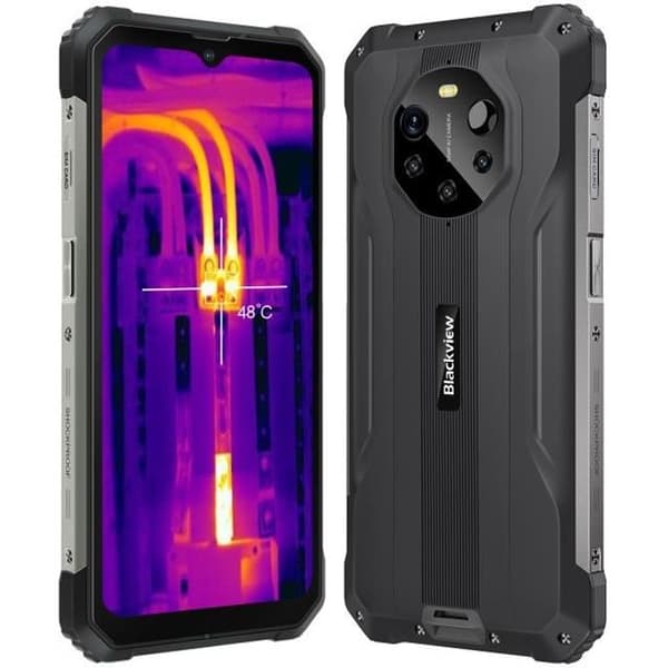 Blackview® BL8800 Pro Rugged Smartphone 5G-telefon med 8GB+128GB värmekamera IP68-IP69K Vattentät 8380mAh-33W 50MP - Svart