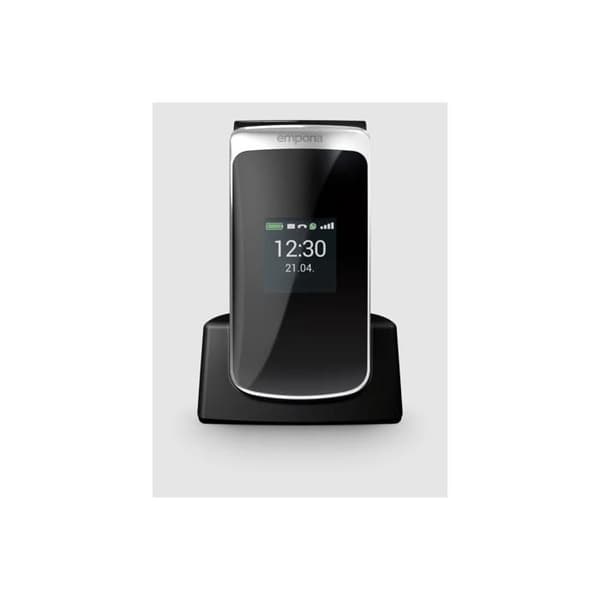 Emporia TOUCHsmart.2 8,25 cm (3.25") 127 g Svart Funktionstelefon Svart