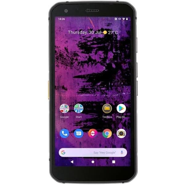 CATERPILLAR S62 Pro 4G Smartphone - 128 GB - Svart - 5,7" Full HD-skärm - 6 GB RAM - Android 10 Svart