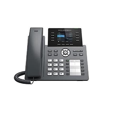 GRANDSTREAM GRP2634 IP-TELEFON MED GRP-2634 STRÖMFÖRSÖRJNING Svart
