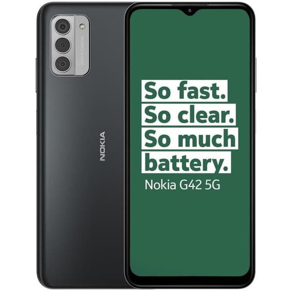 Nokia G42 5G 6GB/128GB Grå (Meteor Grey) Dual SIM TA-1581 Grå