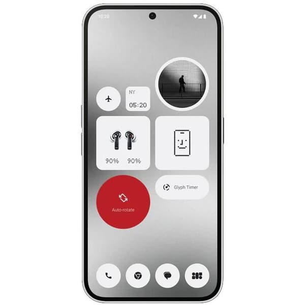 Ingenting TELEFON (2a) Vit 12Go Vit