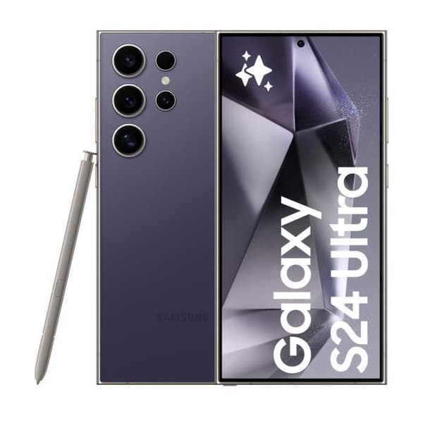 Samsung Galaxy S24 Ultra Smartphone 512 GB Lila Titan, Violett