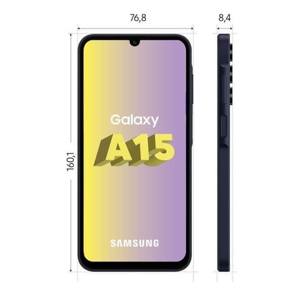 Samsung Galaxy A15 5G Smartphone 128 GB Midnattsblå