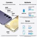 Miniatyrbild 4 av 8: Samsung Galaxy S24 Smartphone 128 GB Indigo