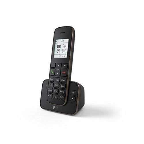 Trådlös telefon TELEKOM SINUS A207 med telefonsvarare - Svart - 2,4 tum - Batterikapacitet 1000 mAh Svart