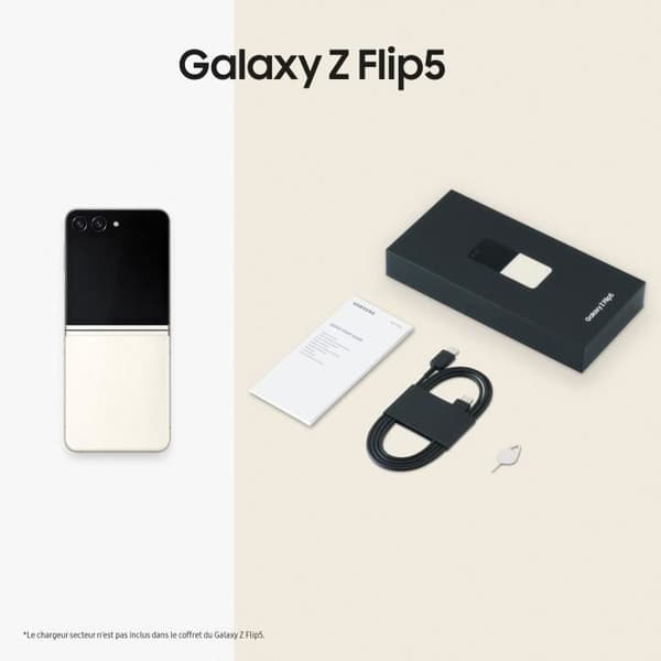 Samsung Galaxy Z Flip5 256GB Cream 5G Smartphone