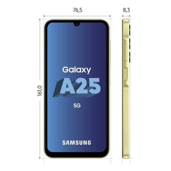 Samsung Galaxy A25 Smartphone 128 GB 5G Lime