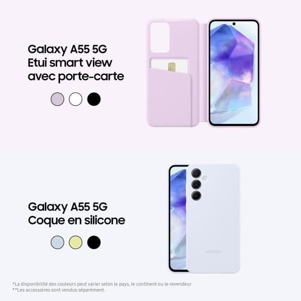 Samsung Galaxy A55 Smartphone 128 GB 5G Blå