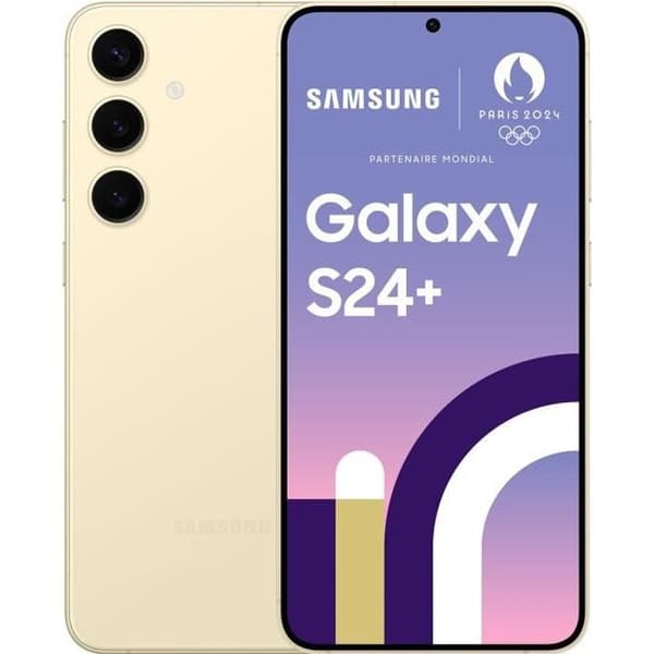 Samsung Galaxy S24 Plus Smartphone 512 GB kräm Bärnsten, Gul