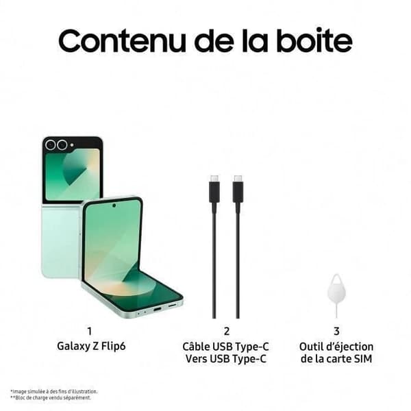 Samsung Galaxy Z Flip6 Smartphone 256 GB Grön
