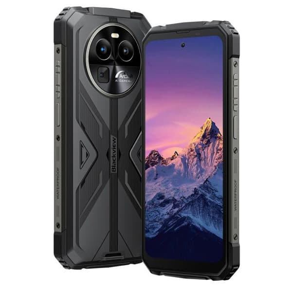 5G Smartphone Incassable Blackview BL7000 24Go+256Go 6.78" 120Hz 7500mAh 50MP Android 14 Mobiltelefon, NFC, IP68 - Svart