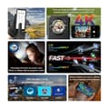 Miniatyrbild 5 av 6: Blackview BL9000 Unbreakable Smartphone 5G Dual Screen 24GB+512GB 6,78" 50MP Android 13 Gold med Smartwatch W50(Svart)
