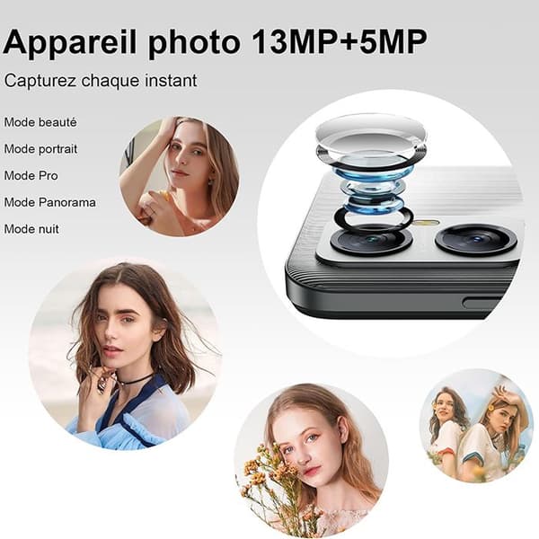 Blackview A52 Pro 4G mobiltelefon 6,517" HD+ 90Hz 12GB+128GB-SD 512GB 5180mAh 13MP+5MP Android 13 Dual SIM - Vitality Green