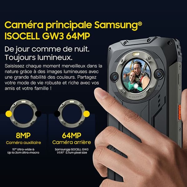 Blackview BV9300 Pro Unbreakable Mobiltelefon 16GB+256GB MTK G99 Android 13 15080mAh 33W 64MP+32MP 6,7" NFC Vattentät - Grön