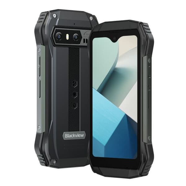 Blackview N6000 Unbreakable Mobiltelefon 4,3 tum Android 13 16GB+256GB 48MP+16MP 3880mAh NFC Dual SIM Face ID - Svart