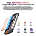 Miniatyrbild 6 av 6: OSCAL PILOT 2 Unbreakable Smartphone 6,5" Dual Screen (8+16)GB+256GB 50MP+32MP 8800mAh Grön med Blackview Airbuds 8