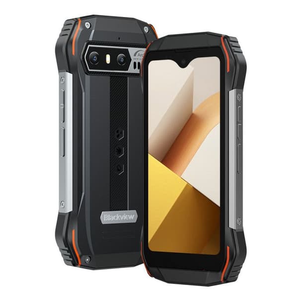 Blackview N6000 Unbreakable Mobiltelefon 4,3 tum Android 13 16GB+256GB 48MP+16MP 3880mAh NFC Dual SIM Face ID - Orange