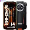 Miniatyrbild 1 av 4: OSCAL PILOT 2 Unbreakable Mobiltelefon 6,5" Dual Screen 120Hz (8+16)GB+256GB 50MP+32MP 8800mAh NFC,GPS,Face ID - Orange