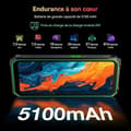 Miniatyrbild 6 av 6: Blackview BV4800 SE Smartphone Stöttålig Android 15 6.56",5100mAh,12Go+64Go/2To,16MP+8MP, Dual SIM NFC Face ID - Grön
