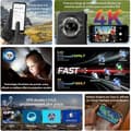 Miniatyrbild 4 av 6: Blackview BL9000 Pro Unbreakable Smartphone 5G 512GB 6,78" Dual Screen 50MP Android 14 Gold med Blackview W50 Pro