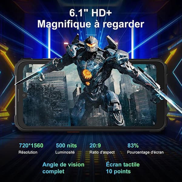 Blackview BV5300 Plus 6,1" 16GB+128GB Okrossbar smartphone Android 13 Grön med Blackview Airbuds8 Bluetooth-hörlurar (svarta)