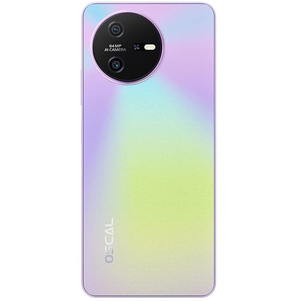Oscal Tiger 12 Olåst Smartphone 6,78 tum 16GB+128GB/SD 1TB 64MP Kamera 5000mAh Android 13 NFC Dual SIM GPS - Lila
