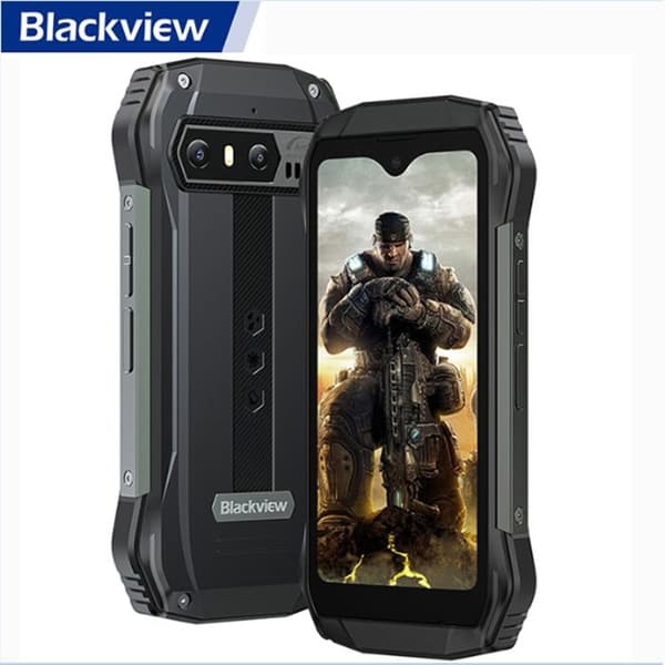 Blackview N6000 Unbreakable Mobile Phone G99 4,3" QHD+ Android 13 16GB+256GB 48MP+16MP 3880mAh NFC, Dual SIM, Face ID - Svart