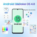 Miniatyrbild 4 av 6: Blackview COLOR 8 Olåst smartphone 16GB+128GB 6.52" 50MP+8MP 6000mAh Android 13 Dual SIM 4G GPS-telefon - Grå