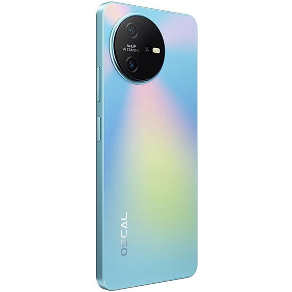 Oscal Tiger 12 olåst smartphone 6,78 tum 24GB+256GB/SD 1TB 64MP Kamera 5000mAh Android 13 NFC Dual SIM GPS - Blå