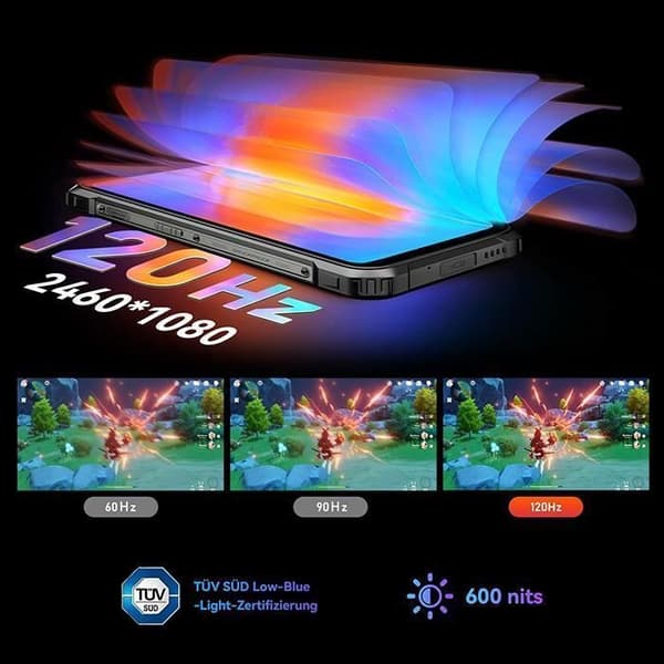 Blackview BL9000 Pro Unbreakable Smartphone 5G 512GB 6,78" Dual Screen 50MP Android 14 Black med Blackview W50 Pro