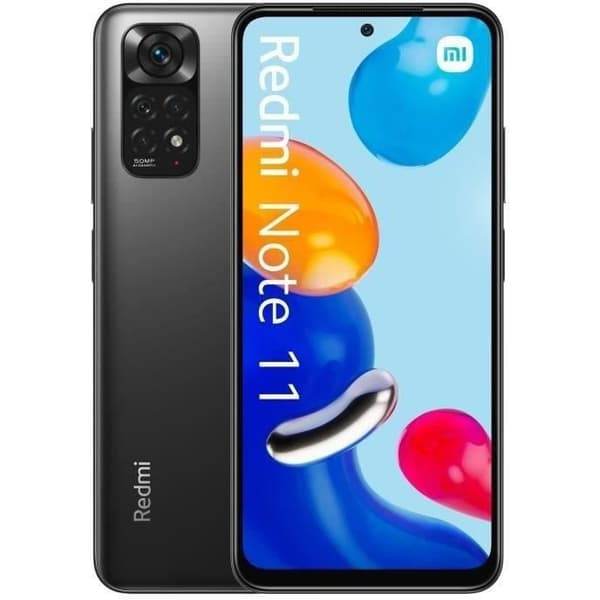 XIAOMI Redmi Note 11 128GB 4G Grå - Renoverad - Utmärkt skick- REFURBISHED