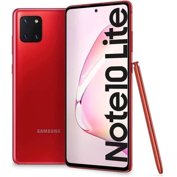 SAMSUNG Galaxy Note10 Lite Röd - Renoverad - Mycket bra skick- REFURBISHED