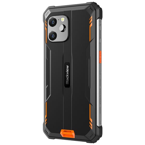 Blackview BV8900 Unbreakable Mobiltelefon - Orange - 16GB+256GB - 64MP kamera - FLIR - 10380mAh - NFC GPS