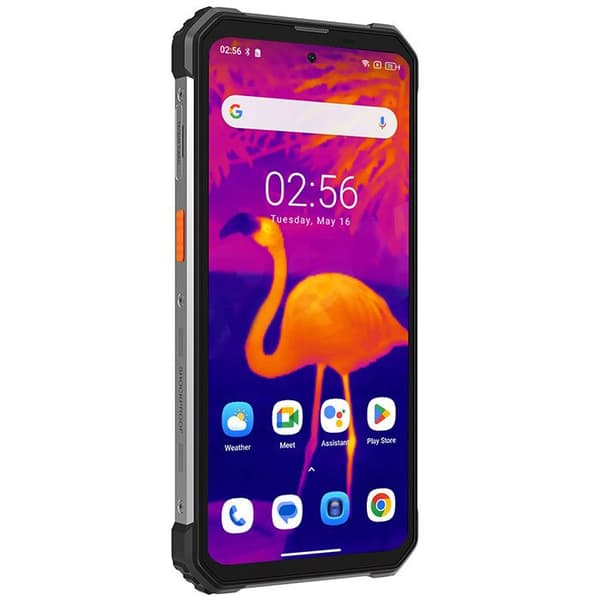 Blackview BV8900 Unbreakable Mobiltelefon - Orange - 16GB+256GB - 64MP kamera - FLIR - 10380mAh - NFC GPS