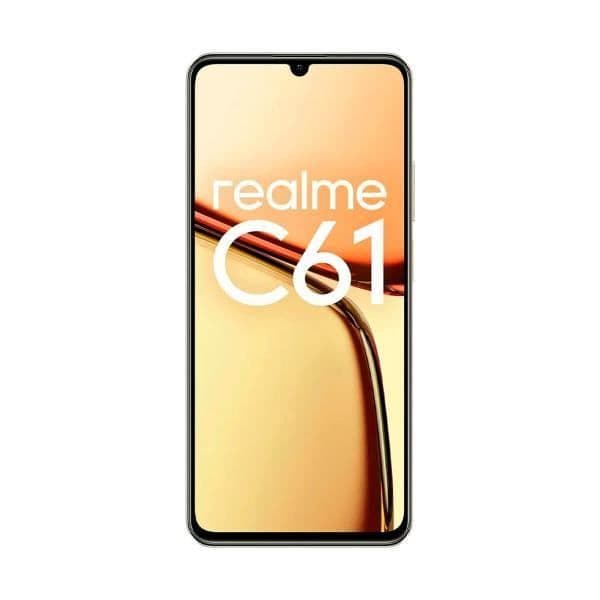 Real Me C61 Smartphone - Stöttålig - IP54-skydd - 128 GB - Dubbel kamera - Android 10
